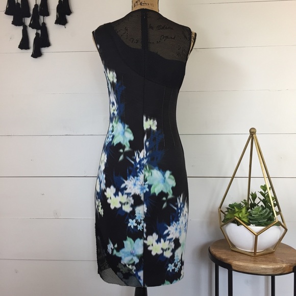 Elie Tahari Emory floral print sheath dress sz 6 - Picture 4 of 8
